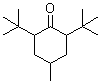 2,6-二叔丁基-4-甲基环己酮分子结构 (CAS 23790-39-8)