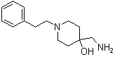 4-(氨甲基)-1-苯乙基-4-哌啶醇分子结构 (CAS 23808-42-6)