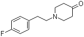 1-[2-(4-氟苯基)乙基]-4-哌啶酮分子结构 (CAS 23808-43-7)