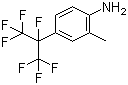2-甲基-4-七氟异丙基苯胺分子结构 (CAS 238098-26-5)