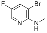 3-溴-5-氟-N-甲基吡啶-2-胺分子结构 (CAS 2385124-34-3)
