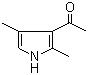 structure of CAS# 2386-25-6, 3-Acetyl-2,4-dimethylpyrrole;2,4-Dimethylpyrrol-3-yl methyl ketone