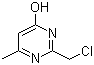 2-氯甲基-6-甲基嘧啶-4-醇分子结构 (CAS 23862-02-4)