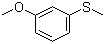 结构式 CAS# 2388-74-1, 3-甲氧基茴香硫醚; 3-甲氧基苯甲硫醚