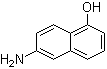 6-氨基-1-萘酚分子结构 (CAS 23894-12-4)
