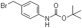 structure of CAS# 239074-27-2, tert-Butyl 4-(bromomethyl)phenylcarbamate