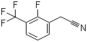 structure of CAS# 239087-10-6, 2-Fluoro-3-(trifluoromethyl)phenylacetonitrile;2-Fluoro-3-trifluoromethylbenzyl cyanide
