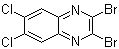 结构式 CAS# 239095-84-2, 2,3-二溴-6,7-二氯喹喔啉