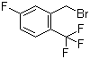 2-三氟甲基-5-氟苄溴分子结构 (CAS 239135-48-9)