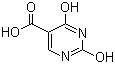 结构式 CAS# 23945-44-0, 脲嘧啶-5-羧酸; 2,4-二羟基嘧啶-5-羧酸