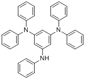 1-N,1-N,3-N,3-N,5-N-五-苯基苯-1,3,5-三胺分子结构 (CAS 2397634-28-3)