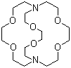4,7,13,16,21,24-六氧-1,10-二氮双环[8.8.8]二十六烷分子结构 (CAS 23978-09-8)