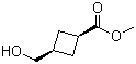 顺式-3-羟甲基环丁烷甲酸甲酯分子结构 (CAS 2398-17-6)