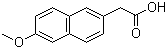 6-甲氧基-2-萘乙酸分子结构 (CAS 23981-47-7)