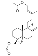Agathadiol diacetate molecular structure (CAS 24022-13-7)