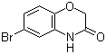 6-溴-2H-1,4-苯并恶嗪-3(4H)-酮分子结构 (CAS 24036-52-0)