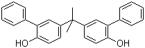 structure of CAS# 24038-68-4, 5,5'-(1-Methylethylidene)bis[1,1'-(bisphenyl)-2-ol];2,2-Bis(3-phenyl-4-hydroxyphenyl)propane; 5,5''-Isopropylidenedi-2-biphenylol; Bisphenol OPPA