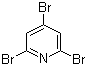 2,4,6-三溴吡啶分子结构 (CAS 2408-70-0)