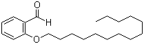 结构式 CAS# 24083-20-3, 2-十四烷氧基苯甲醛; 邻十四烷氧基苯甲醛