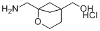 (1-(Aminomethyl)-2-oxabicyclo[3.1.1]heptan-5-yl)methanol hydrochloride molecular structure (CAS 2408968-92-1)