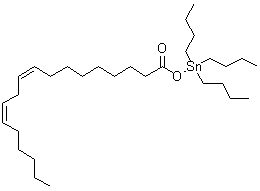 三丁基锡亚油酸酯分子结构 (CAS 24124-25-2)