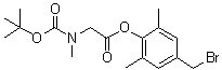4-(N-tert-Butoxycarbonyl-N-methylaminoacetoxy)-3,5-dimethylbenzyl bromide molecular structure (CAS 241479-84-5)