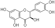 (±)-二氢槲皮素分子结构 (CAS 24198-97-8)