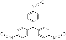 Triphenylmethane-4,4',4''-triisocyanate molecular structure (CAS 2422-91-5)