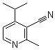 2-Methyl-4-(1-methylethyl)-3-pyridinecarbonitrile molecular structure (CAS 242474-49-3)