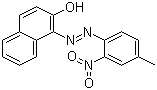结构式 CAS# 2425-85-6, 颜料红 3; 苯胺红; 1-(4-甲基-2-硝基苯基偶氮)-2-萘酚