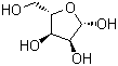 结构式 CAS# 24259-59-4, L-核糖