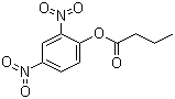 Butanoic acid 2,4-dinitrophenyl ester molecular structure (CAS 24273-19-6)