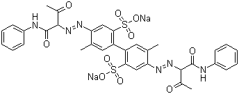 Acid Yellow 44 molecular structure (CAS 2429-76-7)