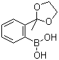 结构式 CAS# 243140-14-9, 2-(2-甲基-1,3-二氧戊环-2-基)苯硼酸