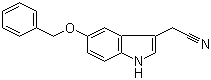 5-Benzyloxyindole-3-acetonitrile molecular structure (CAS 2436-15-9)