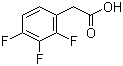 structure of CAS# 243666-12-8, 2,3,4-Trifluorophenylacetic acid