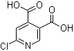 6-Chloropyridine-3,4-dicarboxylic acid molecular structure (CAS 243835-70-3)