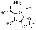 6-Amino-6-deoxy-1,2-O-isopropylidene-alpha-D-glucofuranose hydrochloride molecular structure (CAS 24384-87-0)