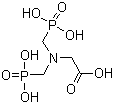 structure of CAS# 2439-99-8, Glyphosine;N,N-Bis(phosphonomethyl)glycine