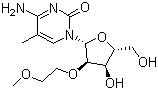 5-Methyl-2'-methoxyethoxycytosine molecular structure (CAS 244105-55-3)