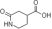 2-Oxopiperidine-4-carboxylic acid molecular structure (CAS 24537-50-6)