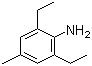 2,6-二乙基-4-甲基苯胺分子结构 (CAS 24544-08-9)