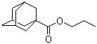 1-Adamantanecarboxylic acid propyl ester molecular structure (CAS 24556-15-8)