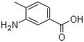 3-Amino-4-methylbenzoic acid molecular structure (CAS 2458-12-0)