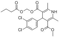 Clevidipine butyrate impurity molecular structure (CAS 2458150-60-0)