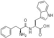 L-苯丙氨酰-L-色氨酸分子结构 (CAS 24587-41-5)