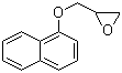 3-(1-萘氧基)-1,2-环氧丙烷分子结构 (CAS 2461-42-9)