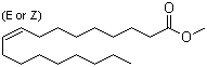 9-十八碳烯酸甲酯分子结构 (CAS 2462-84-2)