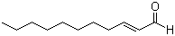 structure of CAS# 2463-77-6, 2-Undecenal ;2-Undecen-1-al; 3-Octylacrolein