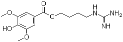 structure of CAS# 24697-74-3, Leonurine;4-Guanidino-1-butanol syringate